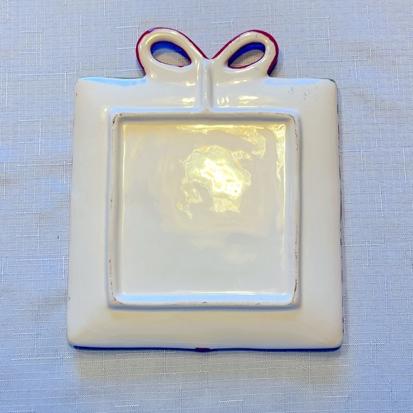 HOLIDAYAY CHRISTMAS CERAMIC PLATE - Picture 3 of 5